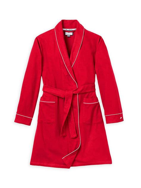 robe yves saint laurent plume|Shop Petite Plume Flannel Robe .